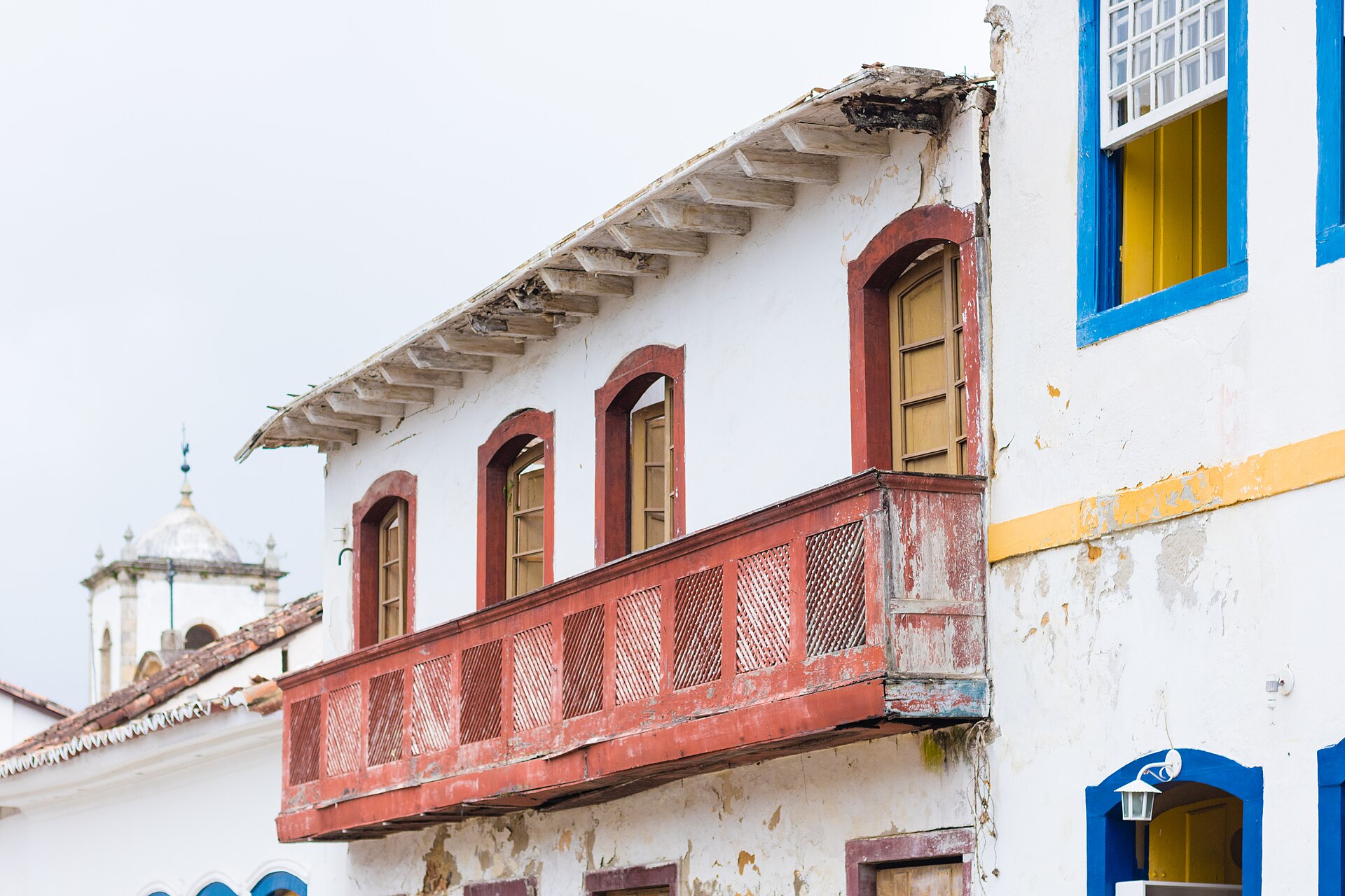 Casarão no centro histórico de Paraty